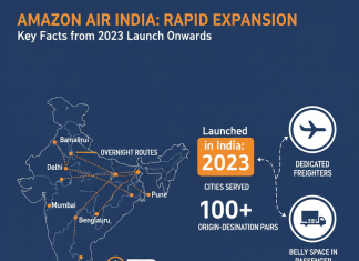 Amazon expands air cargo to northeast India