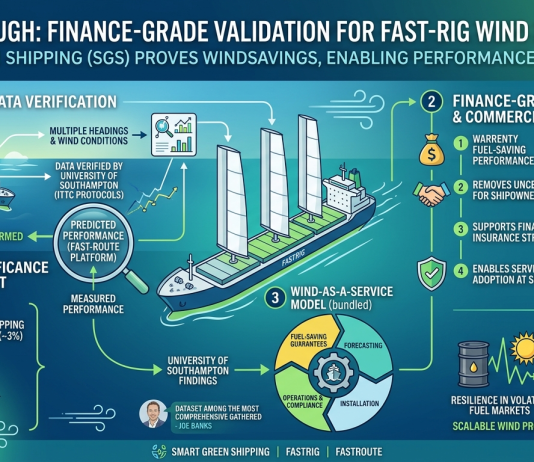 Smart Green Shipping wins finance validation