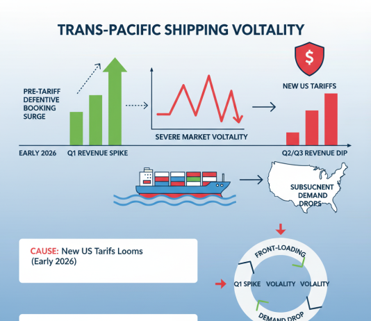 How Transpacific Pre-Tariff Defensive Booking Alters 2026 Logistics