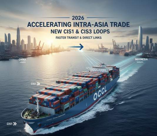 How OOCL China-Indonesia Intra-Asia Service Speeds 2026 Trade