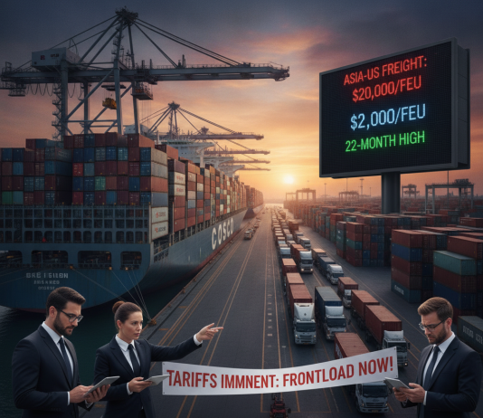 Why Asia-US Container Freight Rates Hit 22-Month Highs in 2026