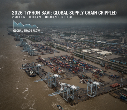 Typhoon Bavi Supply Chain Disruptions: A 2026 Logistics Crisis