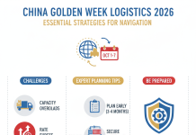 China Golden Week Logistics: How to Navigate 2026 Disruptions