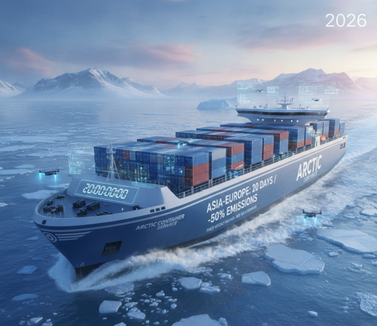 Is the Arctic Container Service Redefining Asia-Europe Ocean Transit?