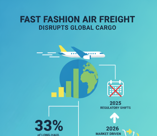 How is Fast fashion air freight capacity reshaping global logistics?
