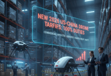 How Will US-China Drone Supply Chain Tariffs Impact 2026 Logistics?
