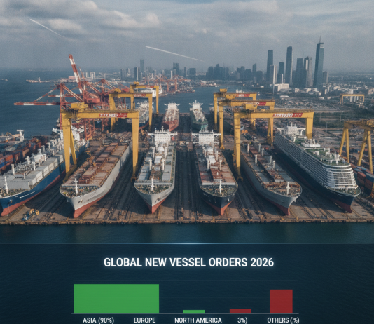 How Asian Shipbuilding Dominance Impacts Global Trade in 2026?